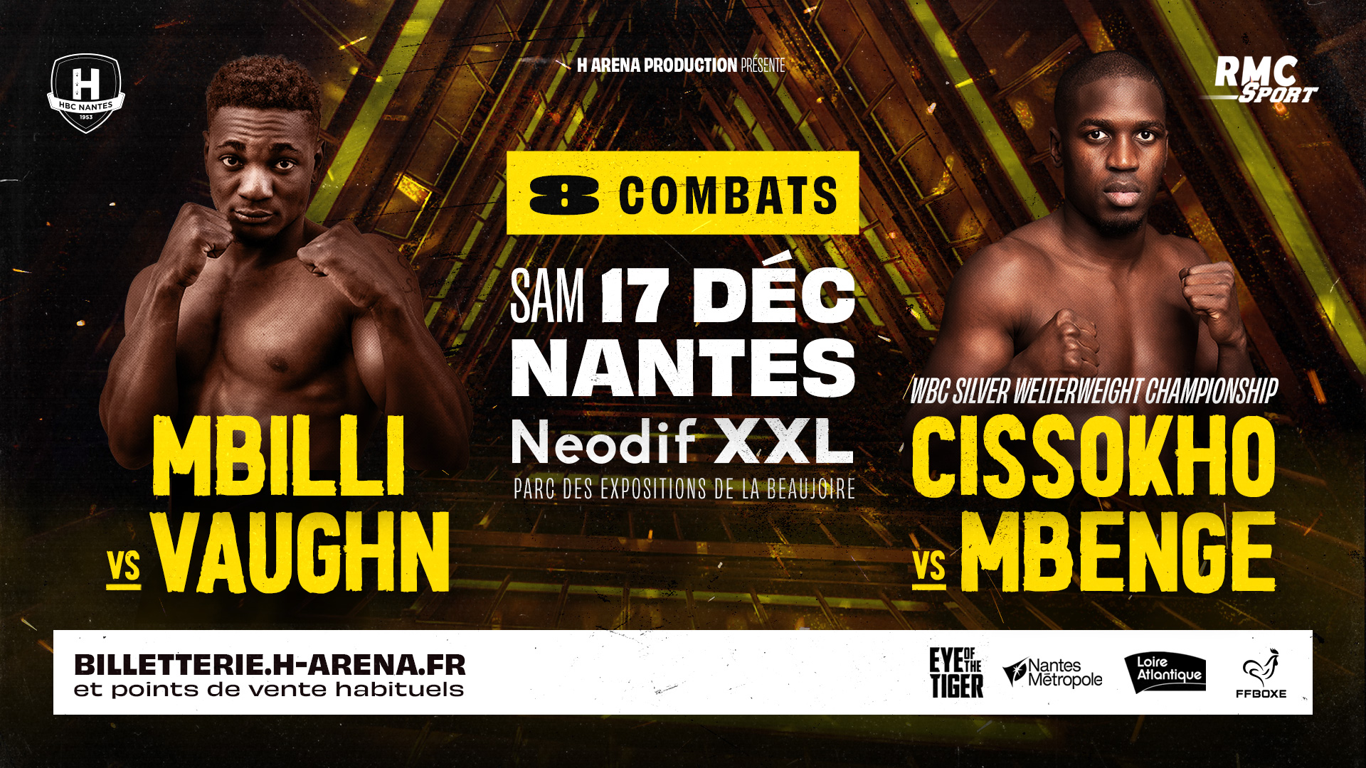 Soir E Boxe Au Neodif Xxl Infos Pratiques H Arena